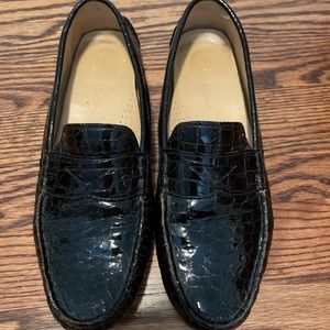 Cole Haan Patent Leather Nike Air Cushion Loafers